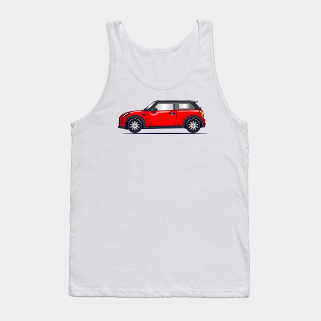 Sport Car Cartoon Tank Top by Catalyst Labs